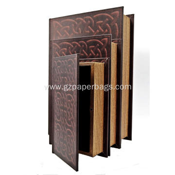 Coffee Table Decor with Vintage Decorative Books Box